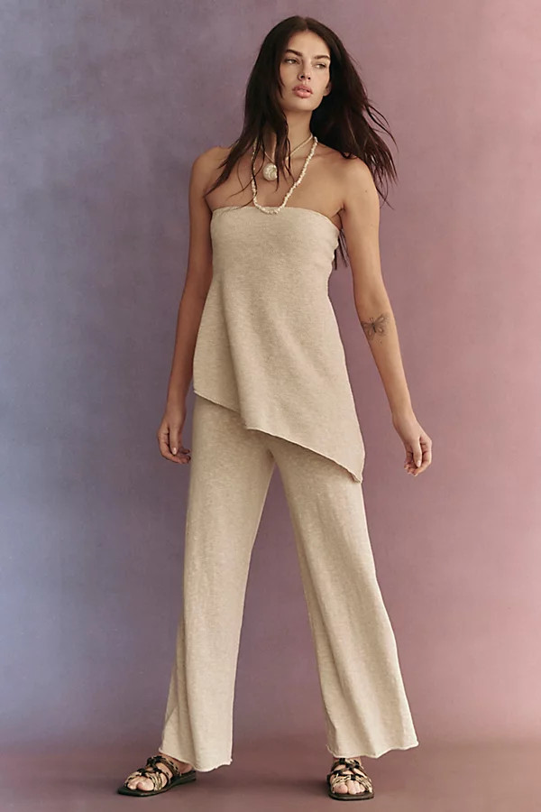 Krista Cotton-Linen Sweater Set | Free People (Global - UK&FR Excluded)
