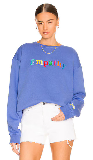 Empathy Always Sweatshirt in Blue | Revolve Clothing (Global)