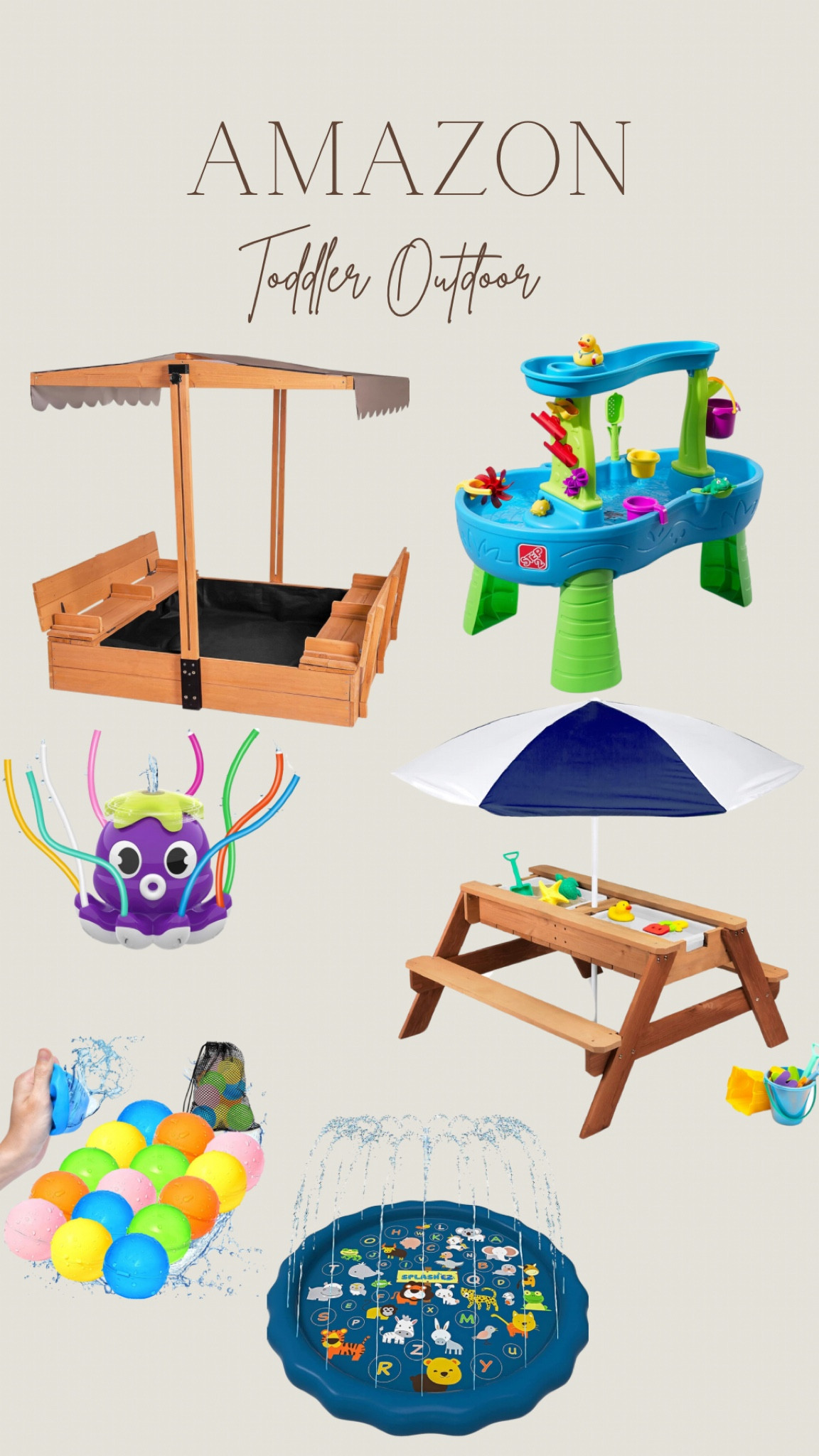 Toddler Amazon Favorites | Outdoor Play | Toddler Water Table | Sandbox | Amazon Water Toys | Summer Play Favorites | Amazon Finds | Toddler Boys

#LTKSeasonal #LTKkids #LTKfamily