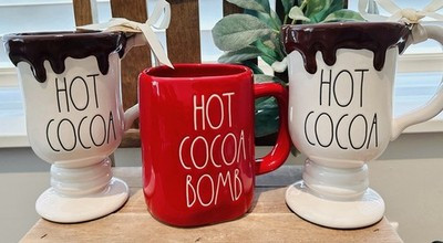New Rae Dunn Hot Cocoa Hot Cocoa Bomb Christmas Drip Mug Bundle | eBay US