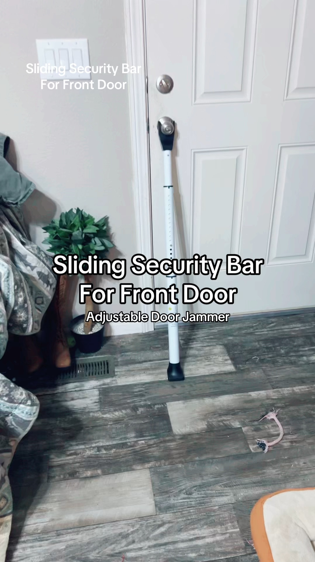 Door Security Bar & Sliding Patio Bar
Use this adjustable door security bar to deter burglars from breaking
into your house, apartment, or even hotel room.
Grab Yours Here: https://amzn.to/3CHiotO

#homesecurity #homesafety #frontdoor #security #safetyfirst
#safetytips #safetyessentials #protection #CommissionsEarned

#LTKWatchNow #LTKHome #LTKSaleAlert