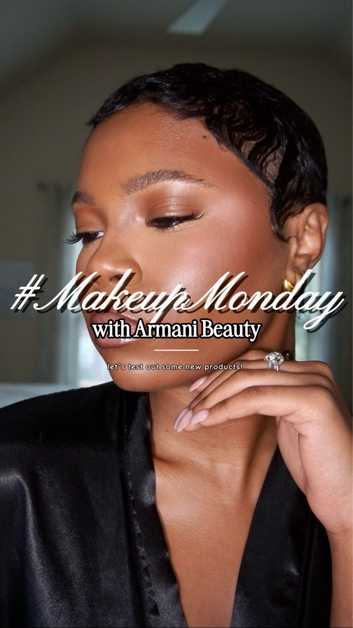 #makeupmonday w/ @armanibeauty 🤍
would you try this out?

@sephora #giftedbyarmani #armanimakeup #nadialadaven #microinfluencer #reelsinstagram #pixiecut #weartest