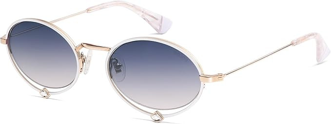 SOJOS Retro Oval Sunglasses for Women Trendy Lightweight Narrow Vintage Small Shades UV Protectio... | Amazon (US)