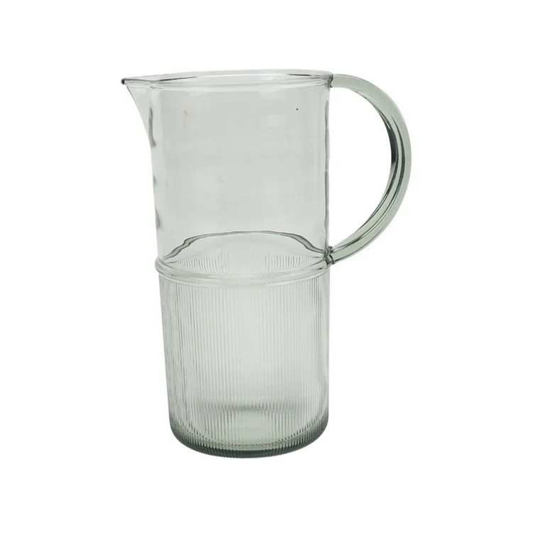 Better Homes and Gardens Green Ribbed Tritan Pitcher, 1.85-Quart | Walmart (US)