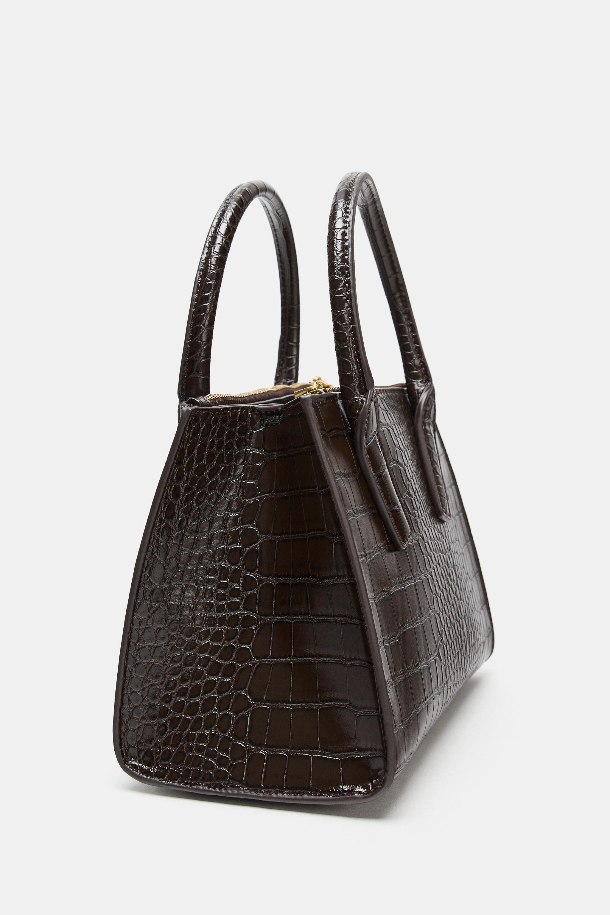 EMBOSSED MINI CITY BAG | Zara US
