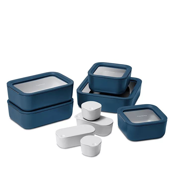 14-Piece Ceramic Coated Glass Food Storage Set | Bloomingdale's (US)