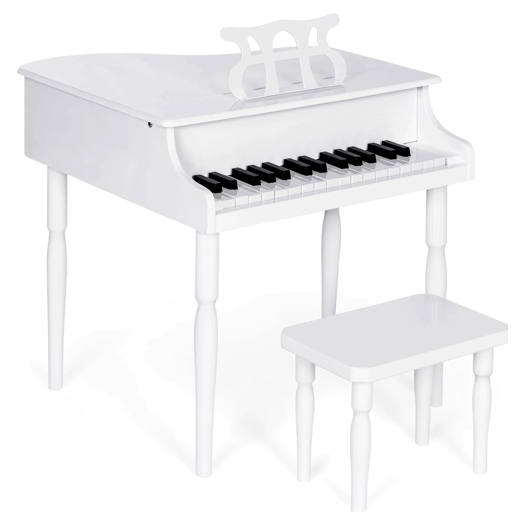 Best Choice Products Kids Classic 30-Key Mini Piano w/ Lid, Bench, Folding Music Rack, Song Book,... | Walmart (US)