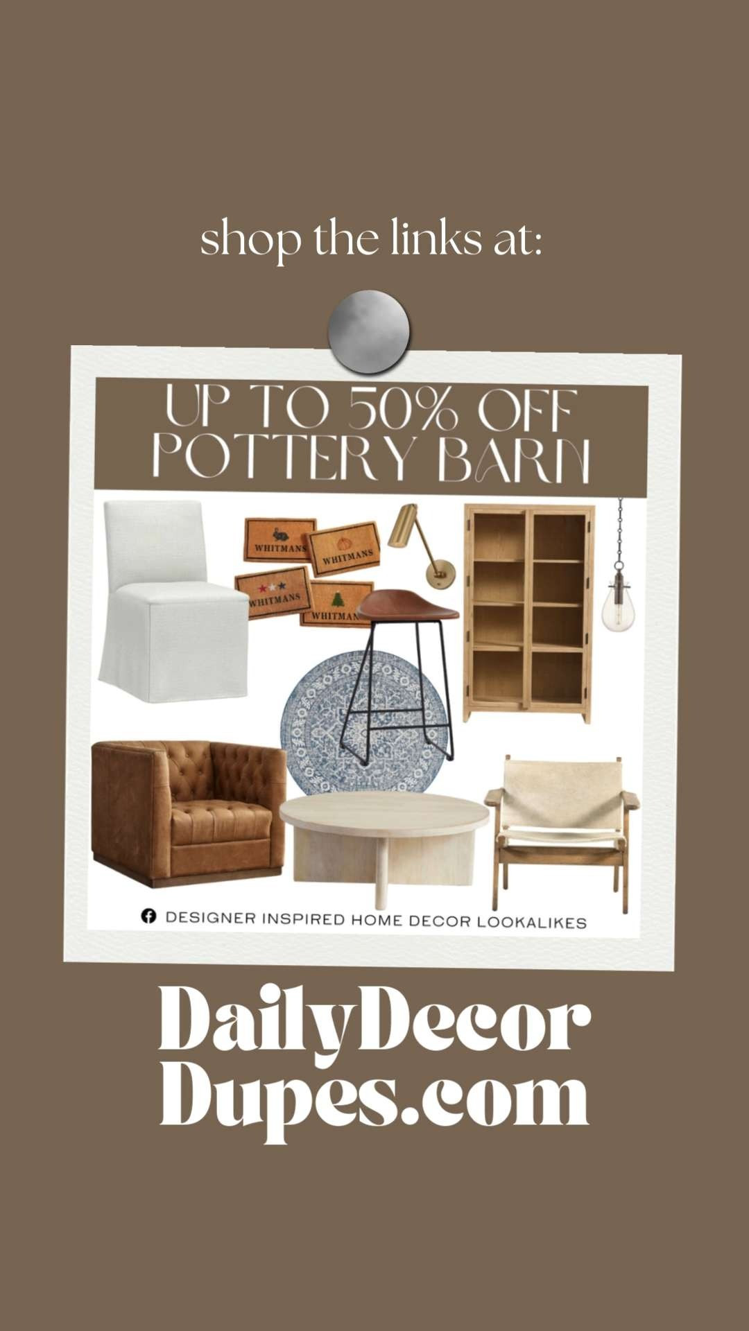 Pottery Barn Open Box Sale. Up to 50% OFF Home Furniture Sale. Modern Home Accent. Modern Furniture Deals. Discounted Furniture & Accents. Open Box Home Furniture Deals. Returned & Opened Pottery Barn Finds. Up to 50% Off Home Décor & Furniture.   

Home more affordable option find copy cat similar look for less budget friendly affordable cheap cheaper beautiful pretty. Clearance sale coupon code discount code promo code luxury lookalike look a like Inspo inspiration inspired by idea ideas Love like these? I share multiple every day in my FB group.
#potterybarnsale #openboxsale #homefurnituresale #potterybarnfinds #upto50off #salealert #furniturefinds #openboxsavings  

 #LTKHome #LTKSaleAlert