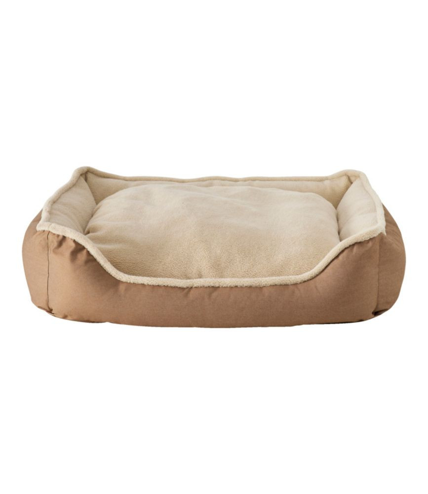 Premium Cuddler Dog Bed Burlap Large L.L.Bean | L.L. Bean