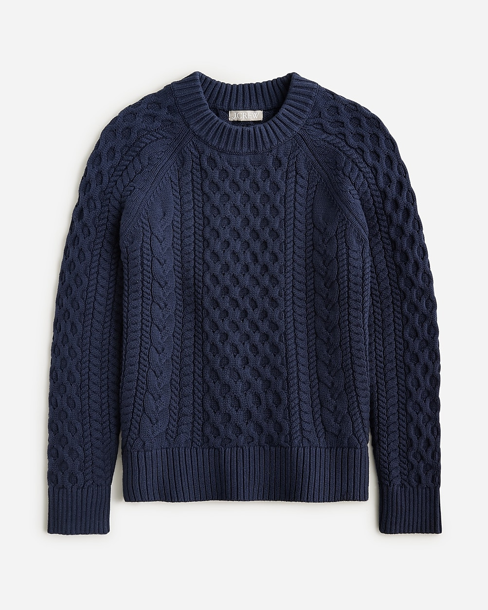Cable-knit crewneck sweater | J. Crew US