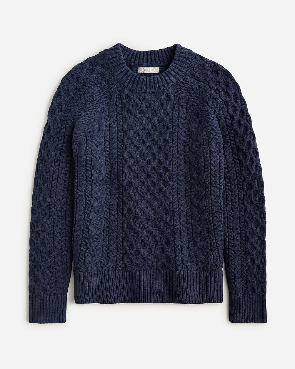 Cable-knit crewneck sweater | J.Crew US