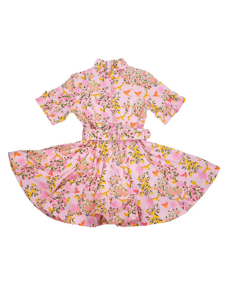 Lillian Dress in ginger jar print | Elizabeth Wilson Designs