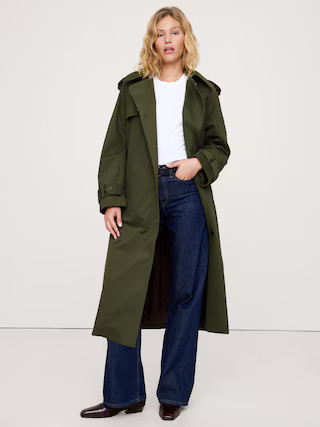 Classic Cotton Trench Coat | Banana Republic (US)