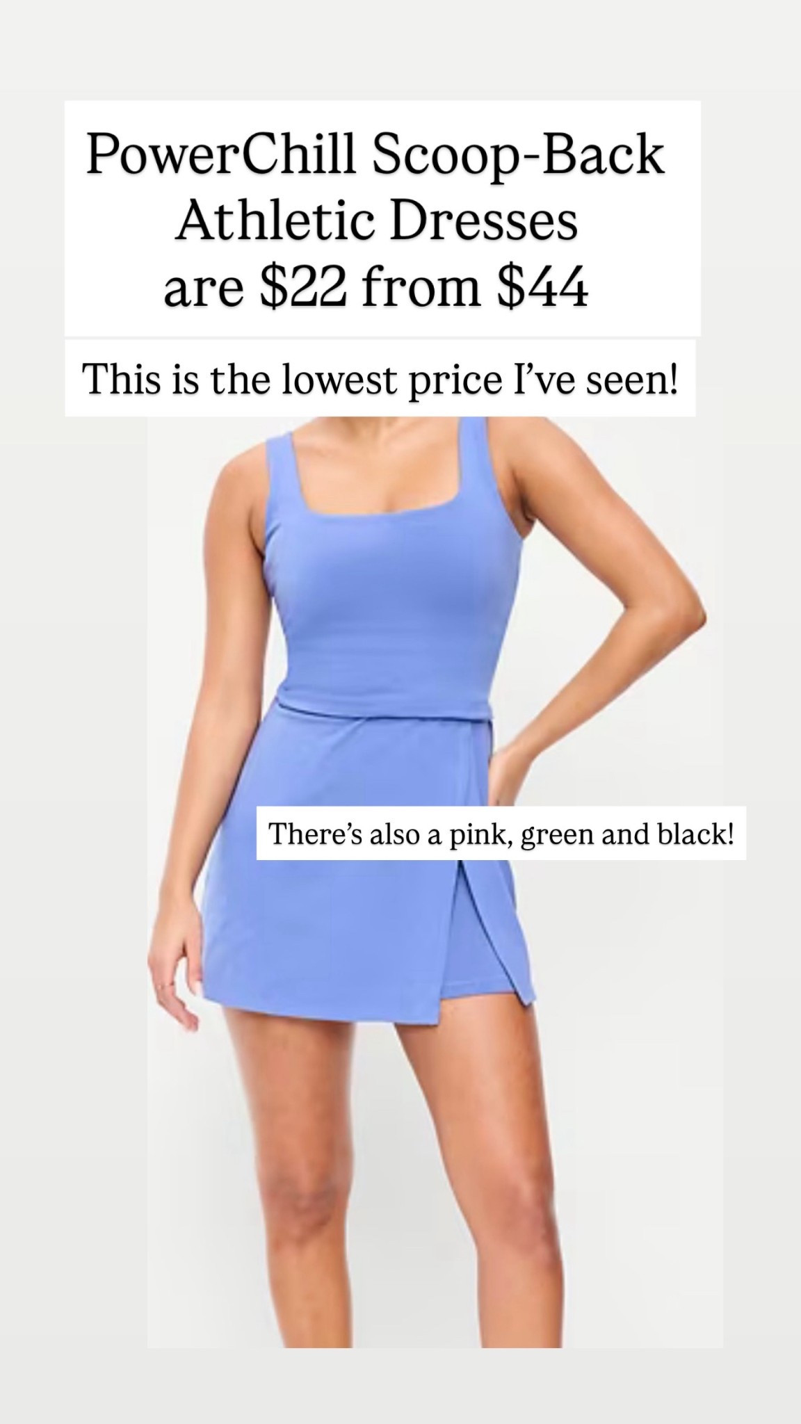 These athletic dresses are the best and this is the lowest in price that I’ve seen them!

#LTKActive #LTKootd #LTKSaleAlert