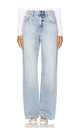 Grayson High Rise Baggy in Escapade Distressed | Revolve Clothing (Global)