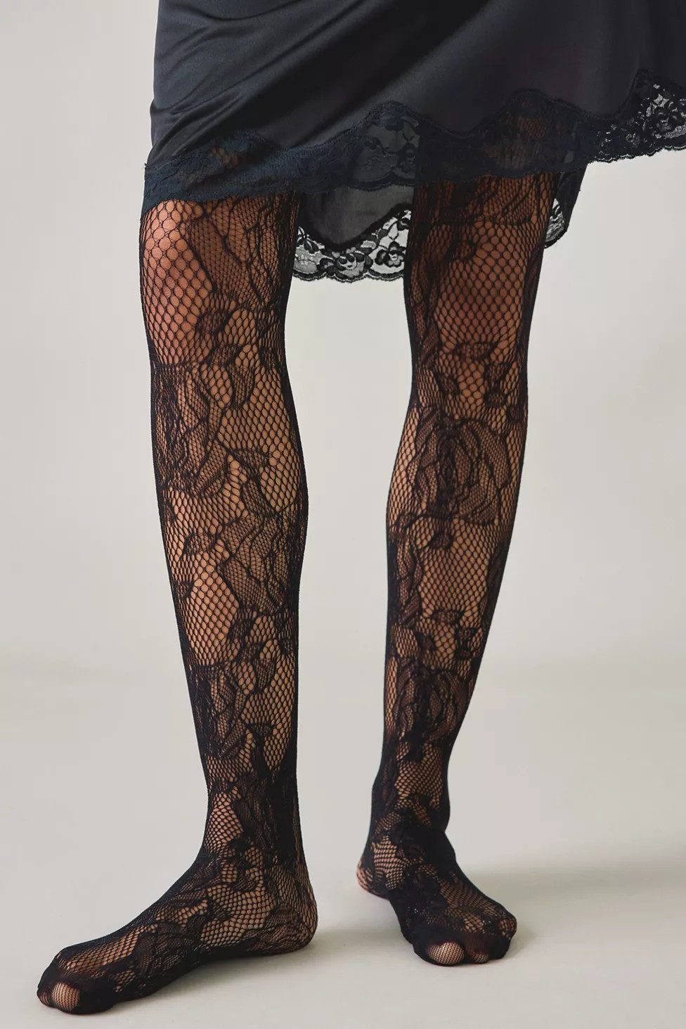 Ophelia Lace Fishnet Tights | Urban Outfitters (US and RoW)