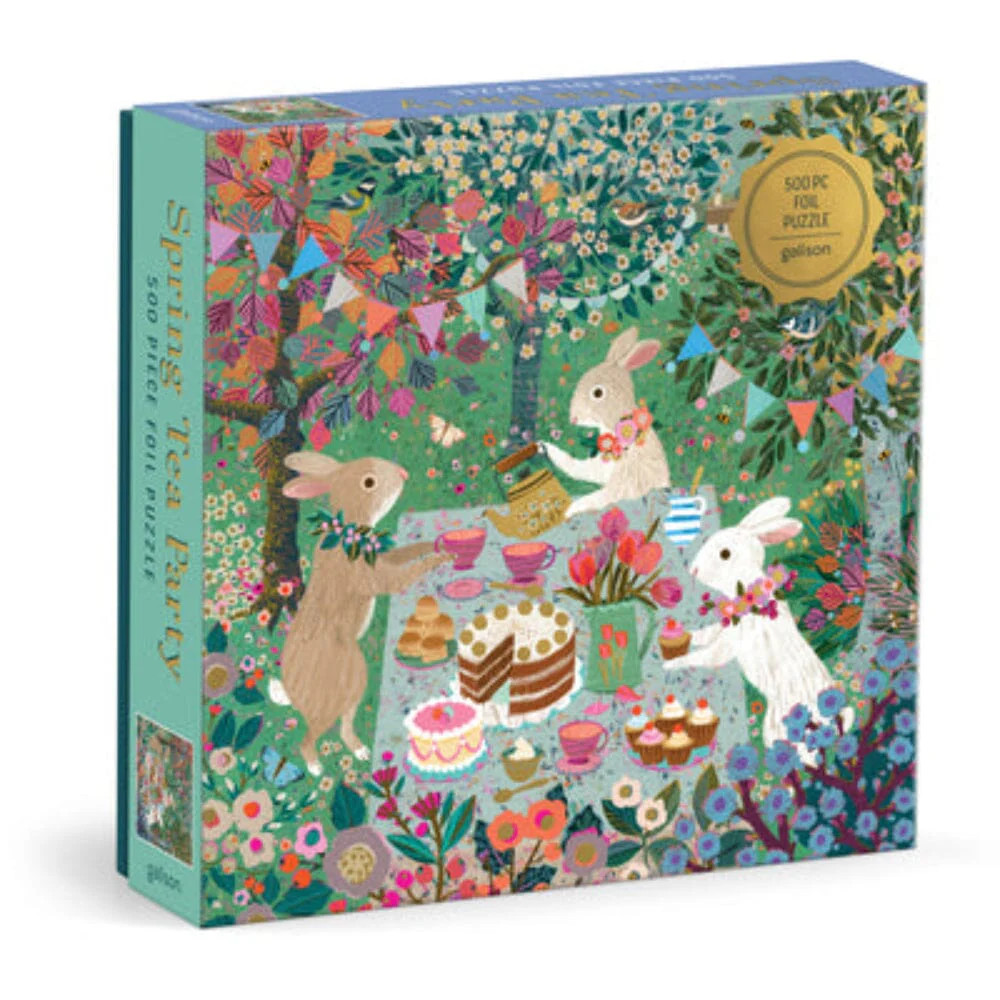 Spring Tea Party Foil Puzzle | Shop Sweet Lulu