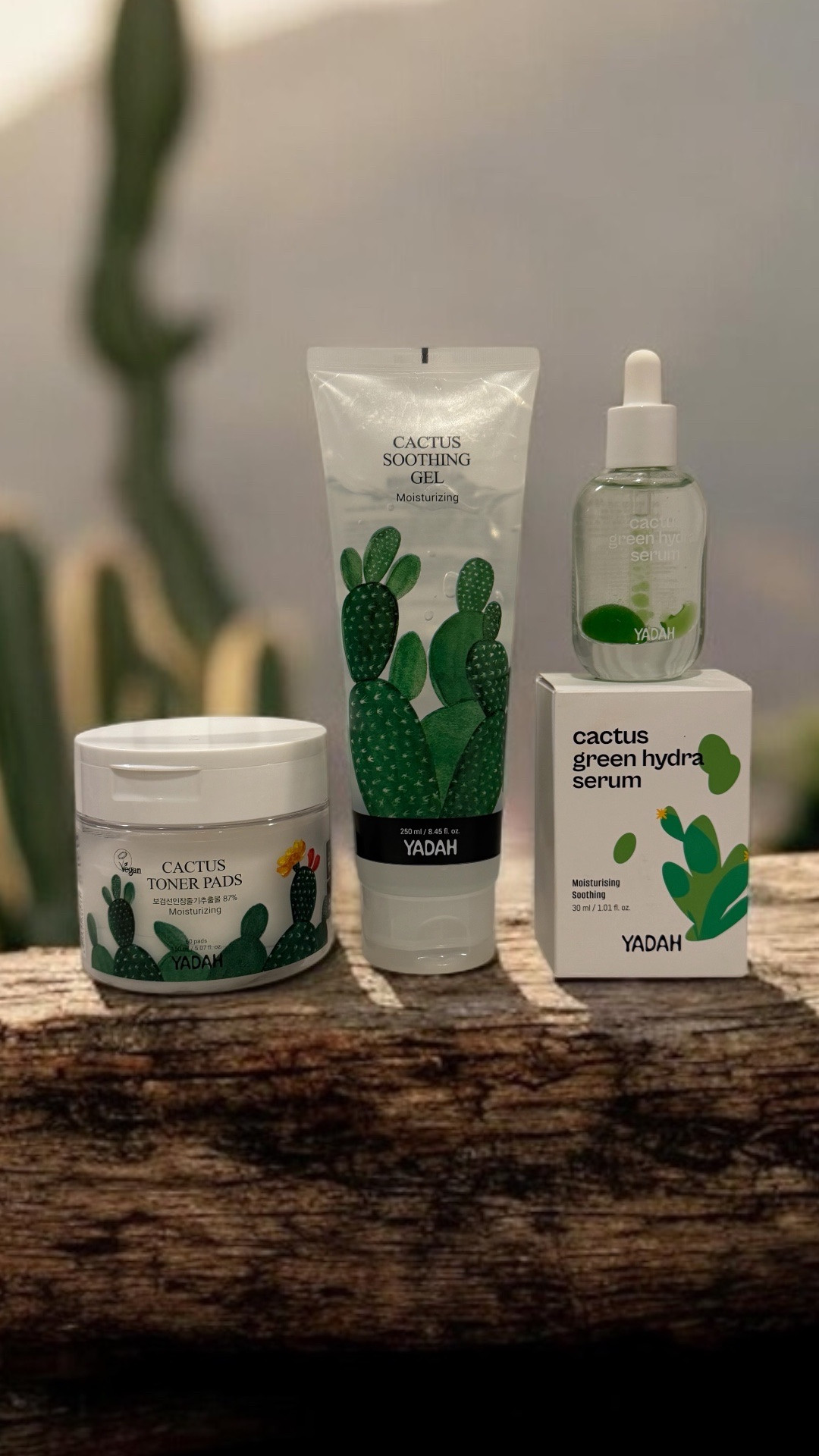 Can cactus skincare actually help calm and hydrate stressed skin? 🌵💧✨

After trying the YADAH Cactus Line… I totally understand the hype 💚

My skin has been feeling more sensitive and dehydrated lately with warmer weather, so I started using this soothing cactus routine to help calm, hydrate, and refresh my skin.

✨ YADAH Cactus Toner Pads
These toner pads contain over 87% Palm Cactus Extract plus Centella Asiatica and Witch Hazel to help gently exfoliate while soothing and hydrating the skin.

I especially love using them:
☀️ In the morning
💄 Before makeup
❄️ Whenever my skin feels irritated or overheated

💦 YADAH Green Hydra Serum
This serum gives my skin such a healthy hydrated glow without feeling heavy.

Key ingredients:
🌊 Deep Sea Water
💧 Hyaluronic Acid
🌵 Palm Cactus Extract

I love applying it after toner whenever my skin barrier feels dry, stressed, or dull.

❄️ YADAH Cactus Soothing Gel
This lightweight gel contains 95% Cactus Extract and feels SO cooling and refreshing on the skin.

Perfect for:
☀️ Post-sun exposure
💚 Lightweight hydration
✨ Hot weather skincare
❄️ Calming overheated skin

This whole routine leaves my skin looking calmer, smoother, hydrated, and glowy without feeling greasy ✨

@yadah.global

#cactusskincare #kbeautyskincare #soothing #yadah #hydration

#LTKBeauty #LTKselfcare