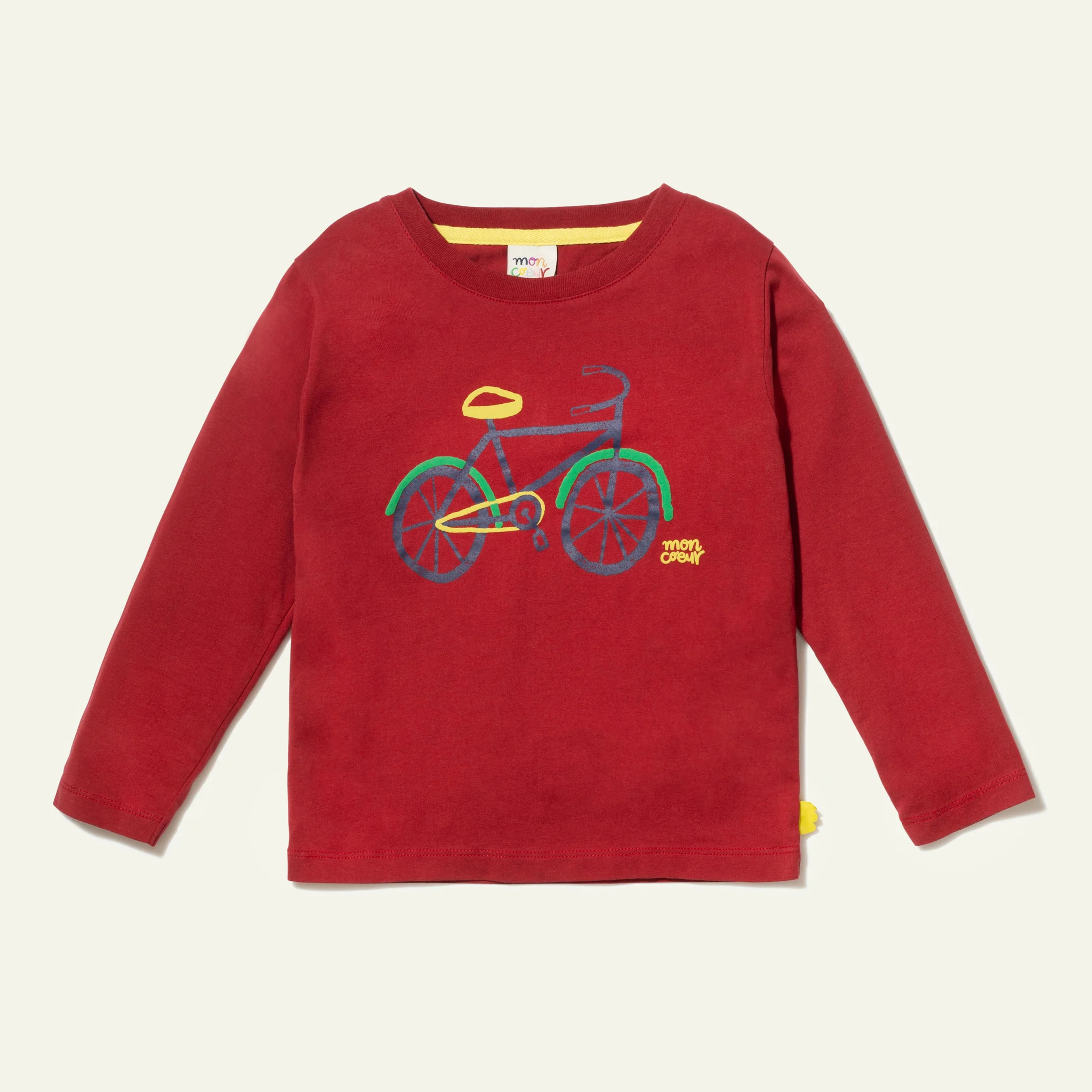 Recycled Cotton Bicyclette Kid  T-shirt | Mon Coeur