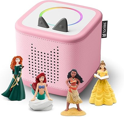 Toniebox 2 Audio Player Disney Princess Bundle for Kids 3+ with Ariel, Moana, Merida, and Belle -... | Amazon (US)