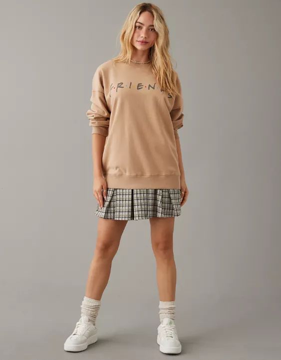 AE Oversized Friends Graphic Sweatshirt | American Eagle Outfitters (US & CA)
