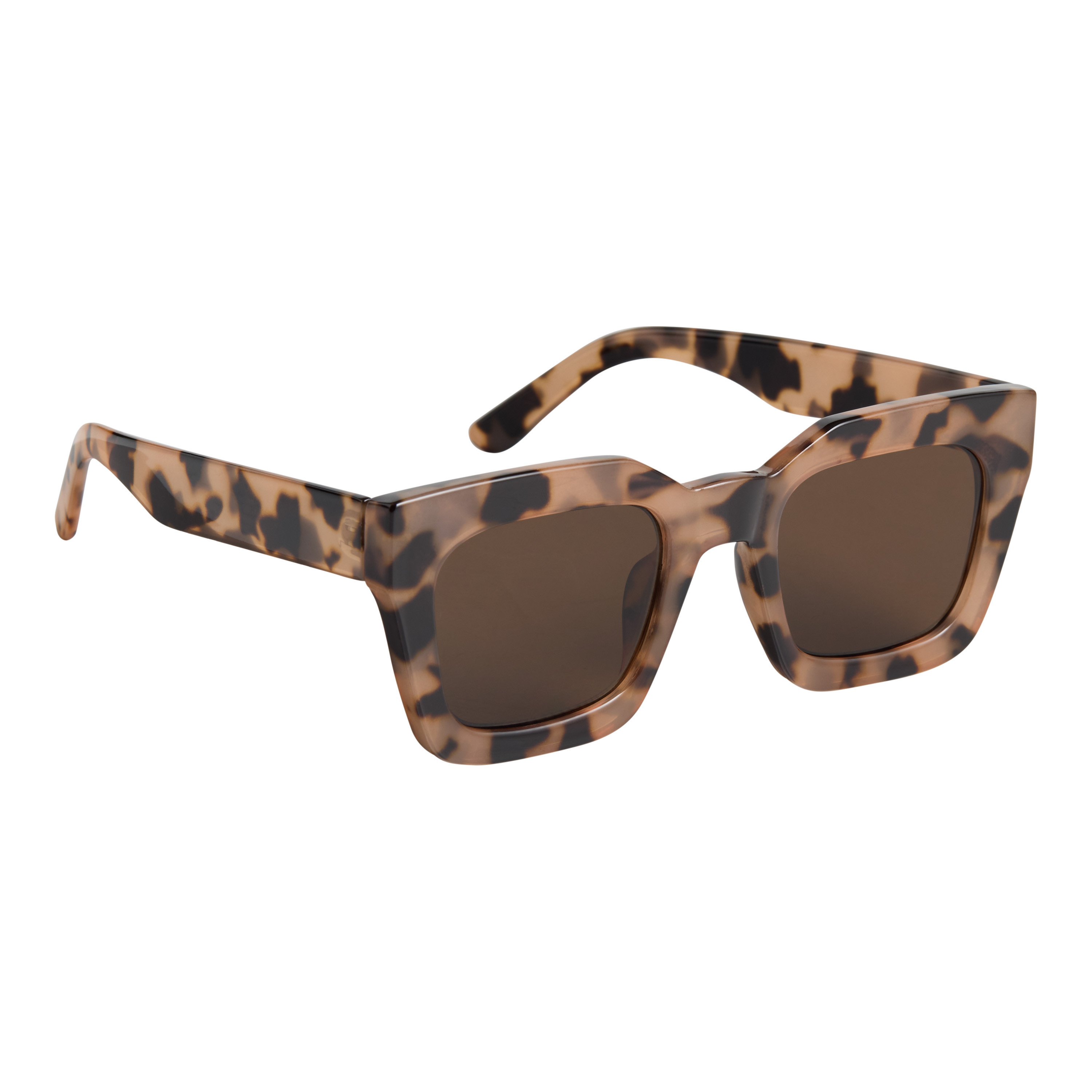 Amara Tortoiseshell Square Recycled Sunglasses | World Market