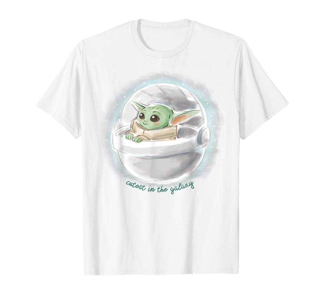 Star Wars The Mandalorian The Child Cutest In The Galaxy T-Shirt | Amazon (US)