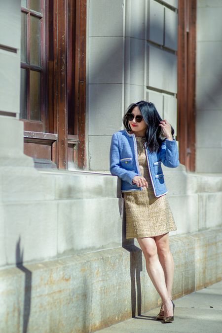 The perfect tweed jacket for late fall from J.Crew

#LTKSeasonal #LTKstyletip #LTKworkwear