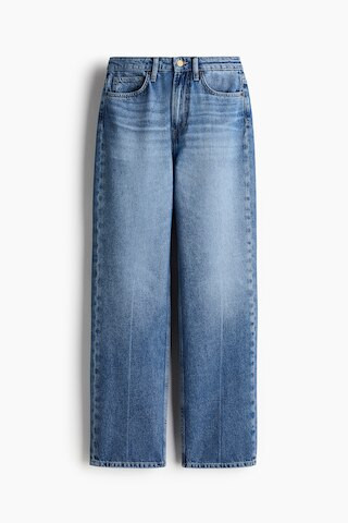 H & M - Straight High Jeans - Blue | H&M (US + CA)