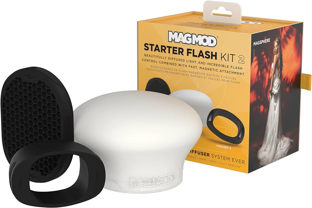 MagMod Starter Flash Kit 2 | Camera Speedlight Flash Diffuser | Magnetic Light Modifier Attachmen... | Amazon (US)