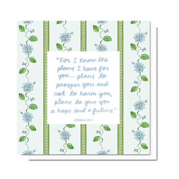 Jeremiah 29:11 Verse Card | Evelyn Henson