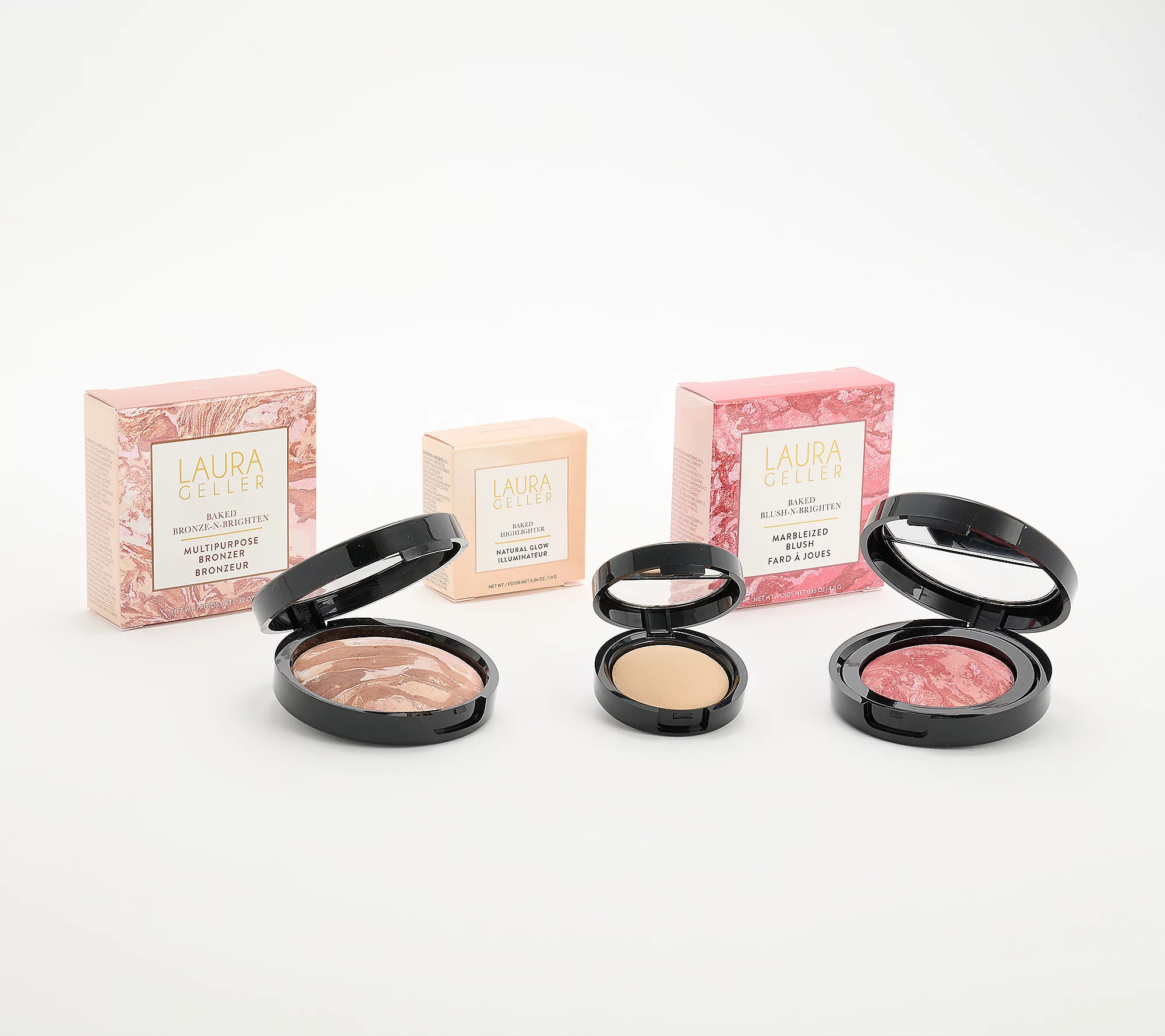 Laura Geller 3-Piece Baked Bronze, Blush & Highlighter Kit | QVC
