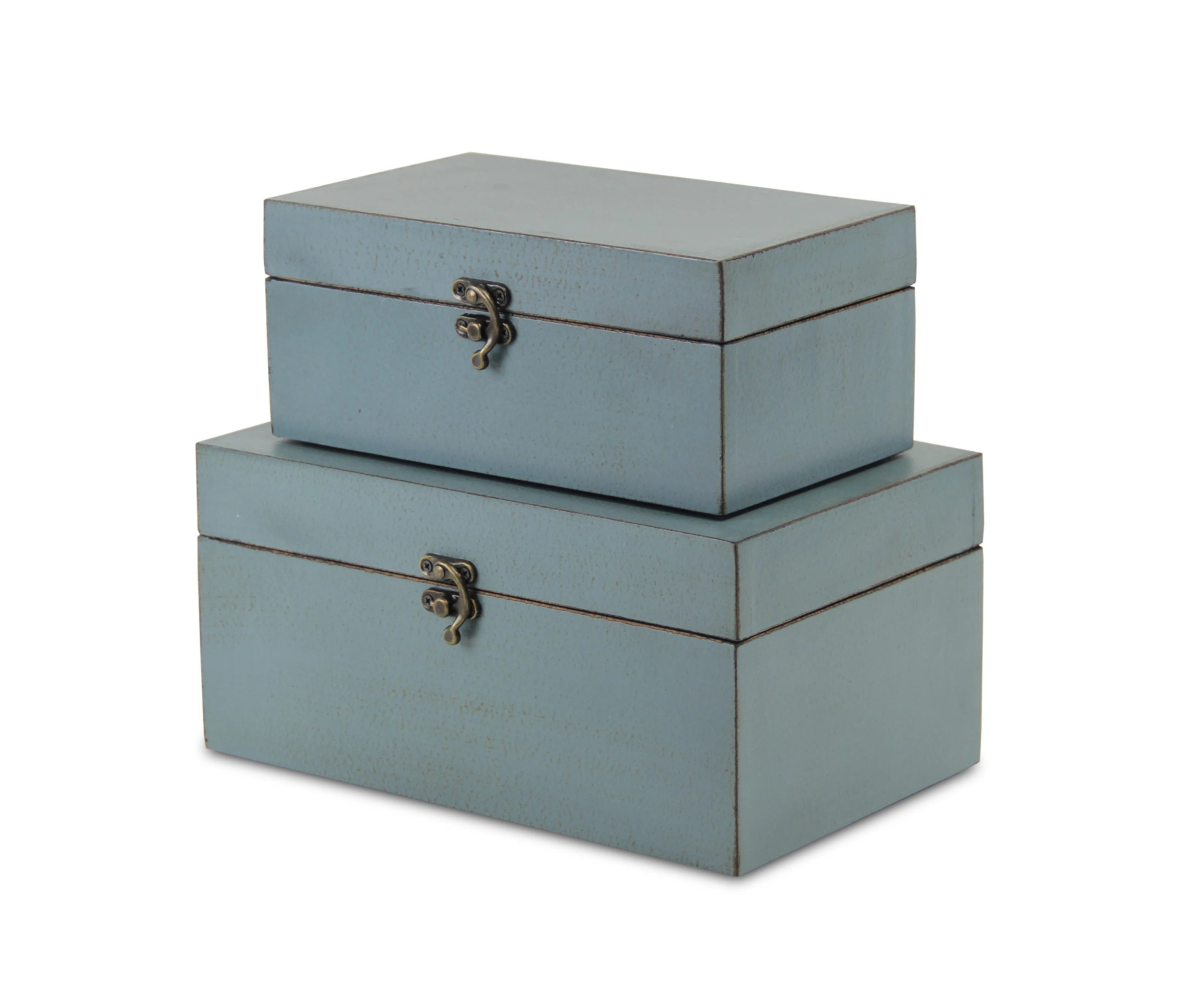 2 Piece Wood Latch Hook Lock Box Set | Wayfair North America