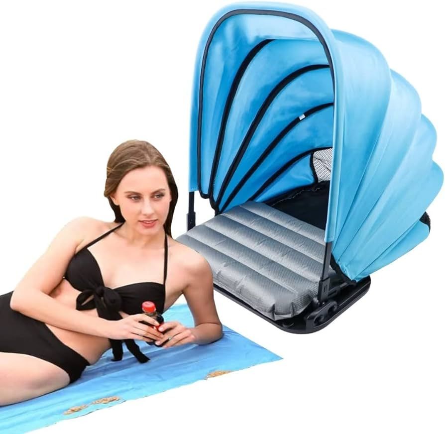 Haiyanle Pop up Beach Tent for Face Protable Sun Beach Shade Canopy Outdoor Facial Sun Beach Shel... | Amazon (US)