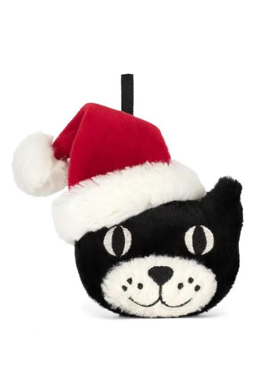 Jellycat Jack Plush Ornament in Black at Nordstrom | Nordstrom
