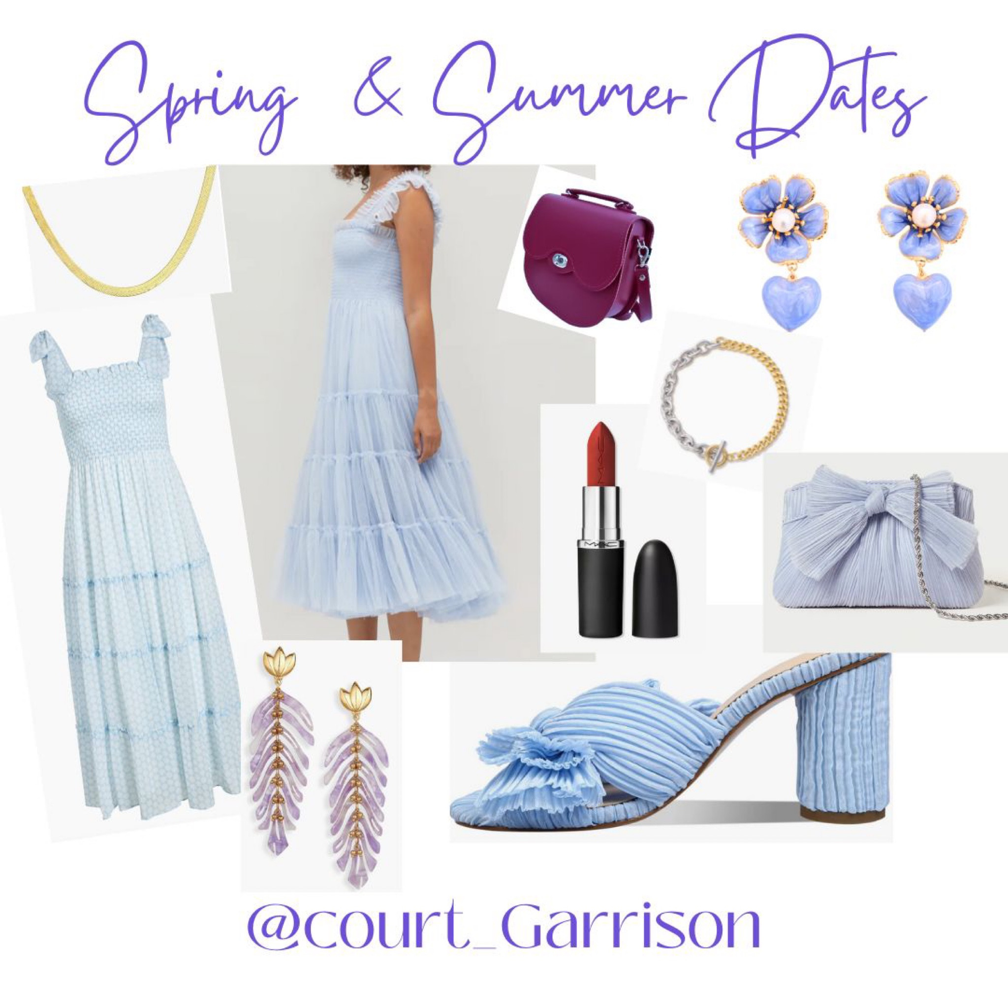 Beautiful wedding guest dress, graduation dress,
Spring dress or date night dress. Ruffle & bow detail in a gorgeous light blue. Paired with stunning bow slides, pearled
 clutch purse, Mac cosmetics lipstick and Lauren Hope earrings. The dress is feminine & elegant and purse is so unique. Perhaps a chic travel outfit too? 




Wedding guest
Bridal shower 
Baby shower
Graduation 
Anthro 
Hillhouse 
Uncommon James 
Charlotte Tilbury 
Abercrombie 
House of color winter 
House of color summer 
Wolf & badger




#liketkit #LTKshoecrush #LTKxSephora #LTKxTarget #LTKmidsize #LTKshoecrush #LTKbeauty #LTKshoecrush #LTKmidsize #LTKwedding


#LTKmidsize #LTKparties #LTKxSephora