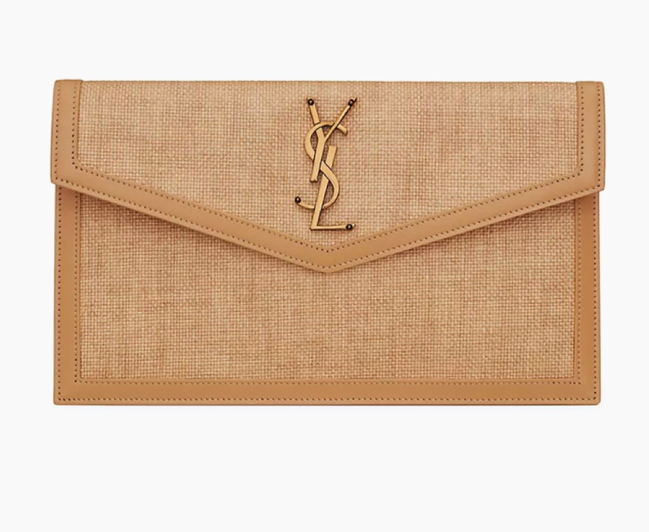 My summer clutch sold out last time I posted it but it’s now available at Sam’s! Raffia YSL clutch under $600. Beach bag. Vacation look. Summer style  

#LTKItBag