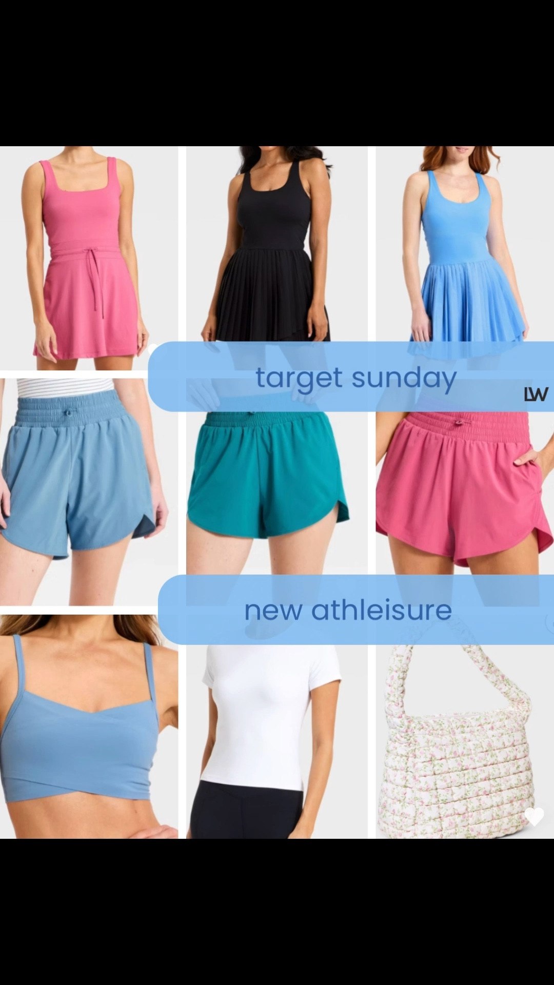 Love those tennis dresses and the ONLY workout shorts I wear are back! New colors! These will sell out once weather turns too. 