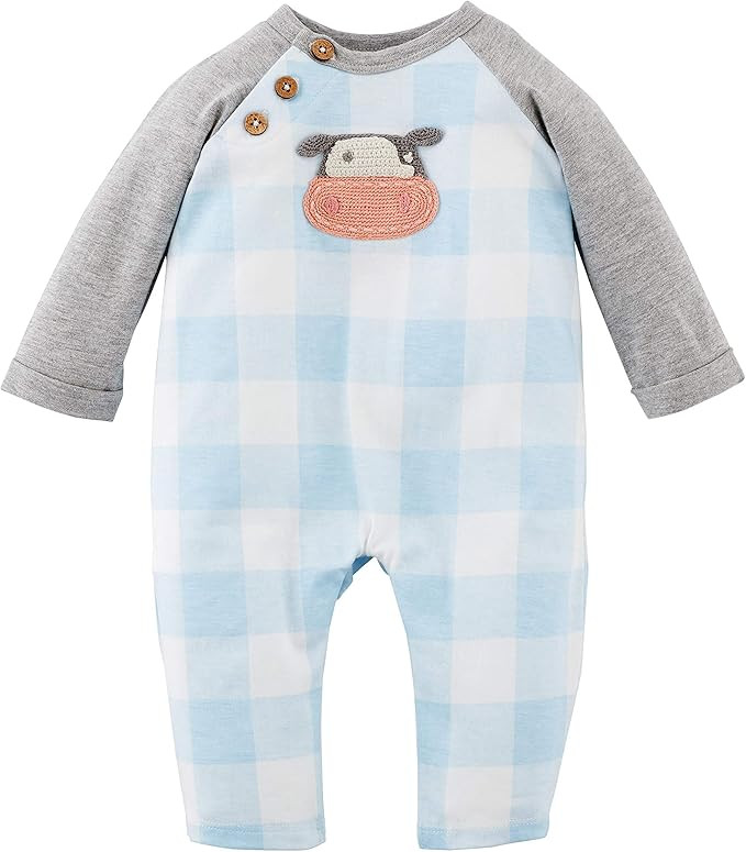 Mud Pie baby-boys Crochet Farm Outfit | Amazon (US)