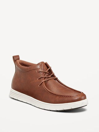 Faux-Leather Deck Boots | Old Navy (US)