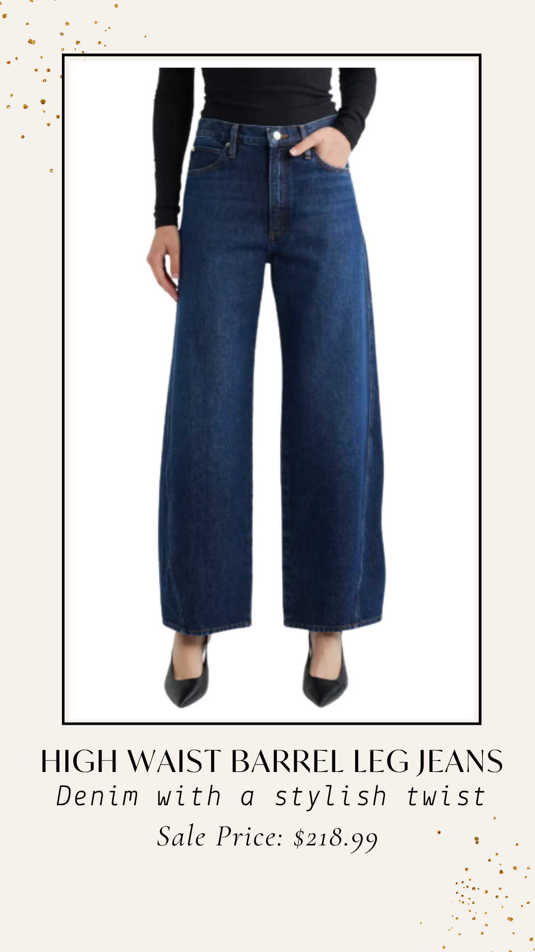 Refresh your denim collection with The Twisted Seam Bow High Waist Barrel Leg Jeans 👖✨—featured in the Nordstrom Anniversary Sale! Designed with a flattering high waist, modern barrel-leg silhouette, and unique bow detail, these jeans add a stylish twist to your everyday wardrobe 💕 Easy to pair with your favorite tees, sweaters, or blouses, they're a statement piece you'll wear on repeat. Grab your size before it's gone! 🛍️

#NordstromAnniversarySale #NordstromSale #BarrelLegJeans #HighWaistedJeans #DenimStyle #FashionFinds #EverydayStyle #WardrobeEssentials #OOTD #StyleInspo #FashionDeals #LTKFashion #LTKFinds #MustHaveFinds #BestSellers #SaleAlert #ShoppingDeals #LimitedTimeDeals #ShopTheSale #DealHunter #NordstromFinds #ClosetRefresh #ModernStyle #DenimLover #EverydayFashion 

 