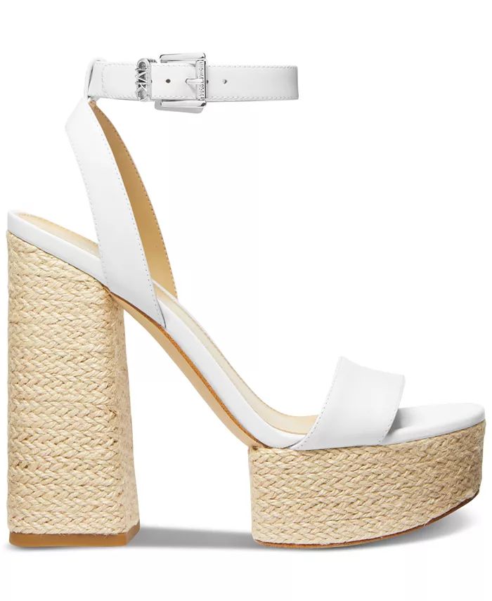 Michael Kors Women's Ashton Ankle-Strap Platform Sandals - Macy's | Macy's
