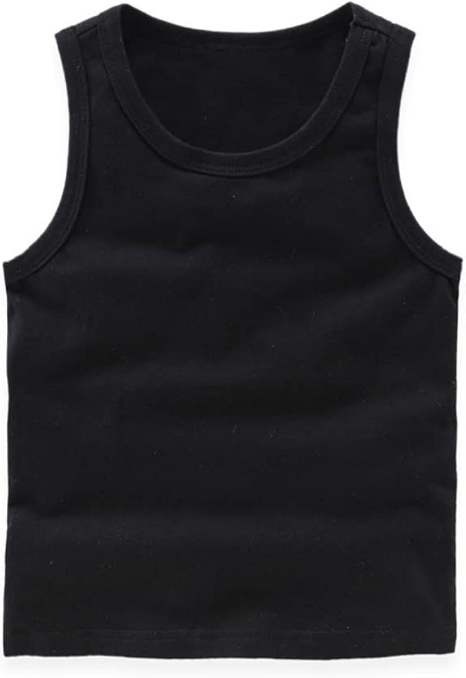 HAOLUKI Toddler Baby Boy's Sleeveless Tank Tops Kids Girls Summer Basic Cami Shirts Cotton Athlet... | Amazon (US)