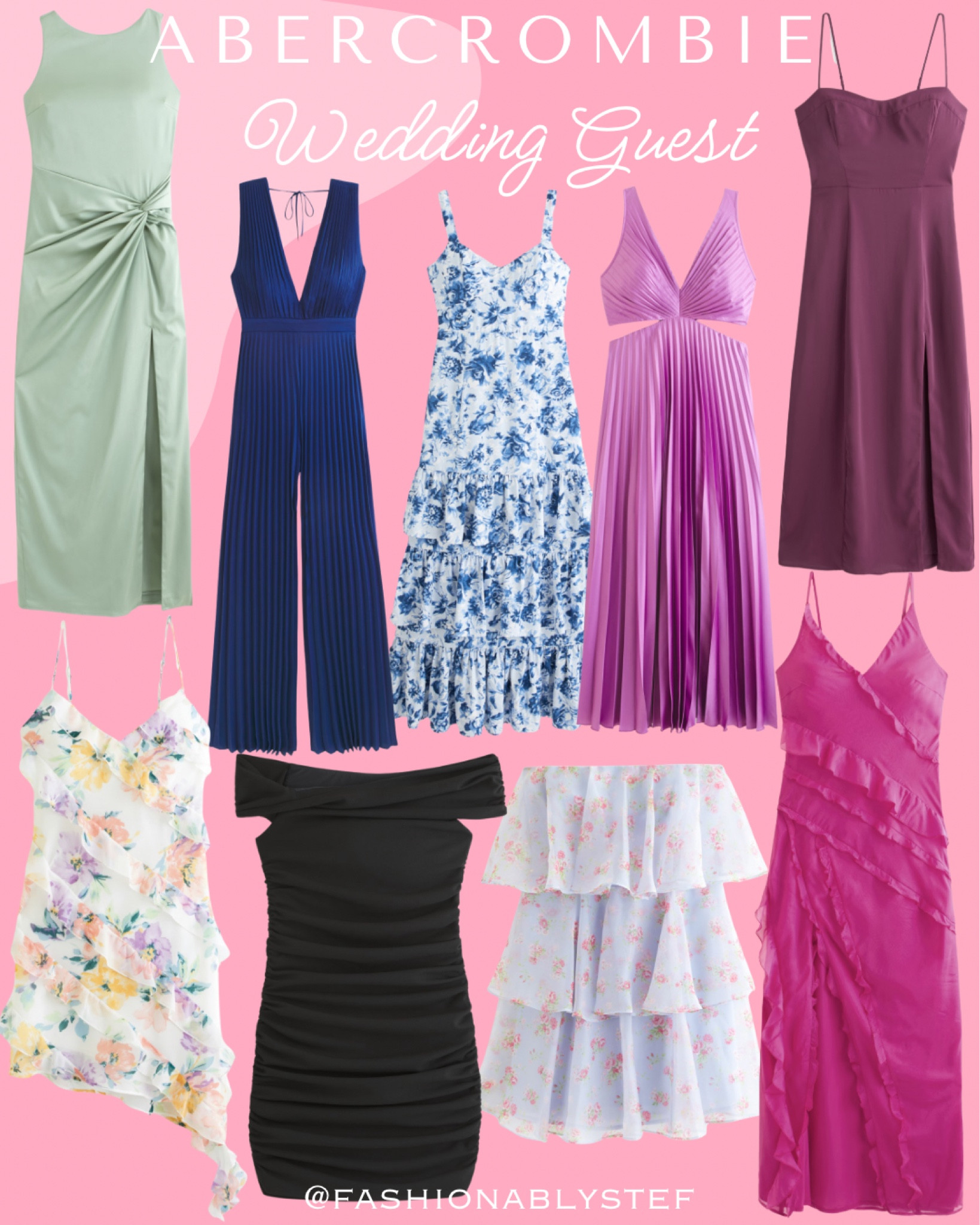Abercrombie wedding guest inspo! Such beautiful pieces with lots of colors and prints! 🤍

Abercrombie dress, Abercrombie jumpsuit, wedding guest, wedding guest outfit, floral dress, silk dress, spring wedding, summer wedding



#LTKstyletip #LTKwedding