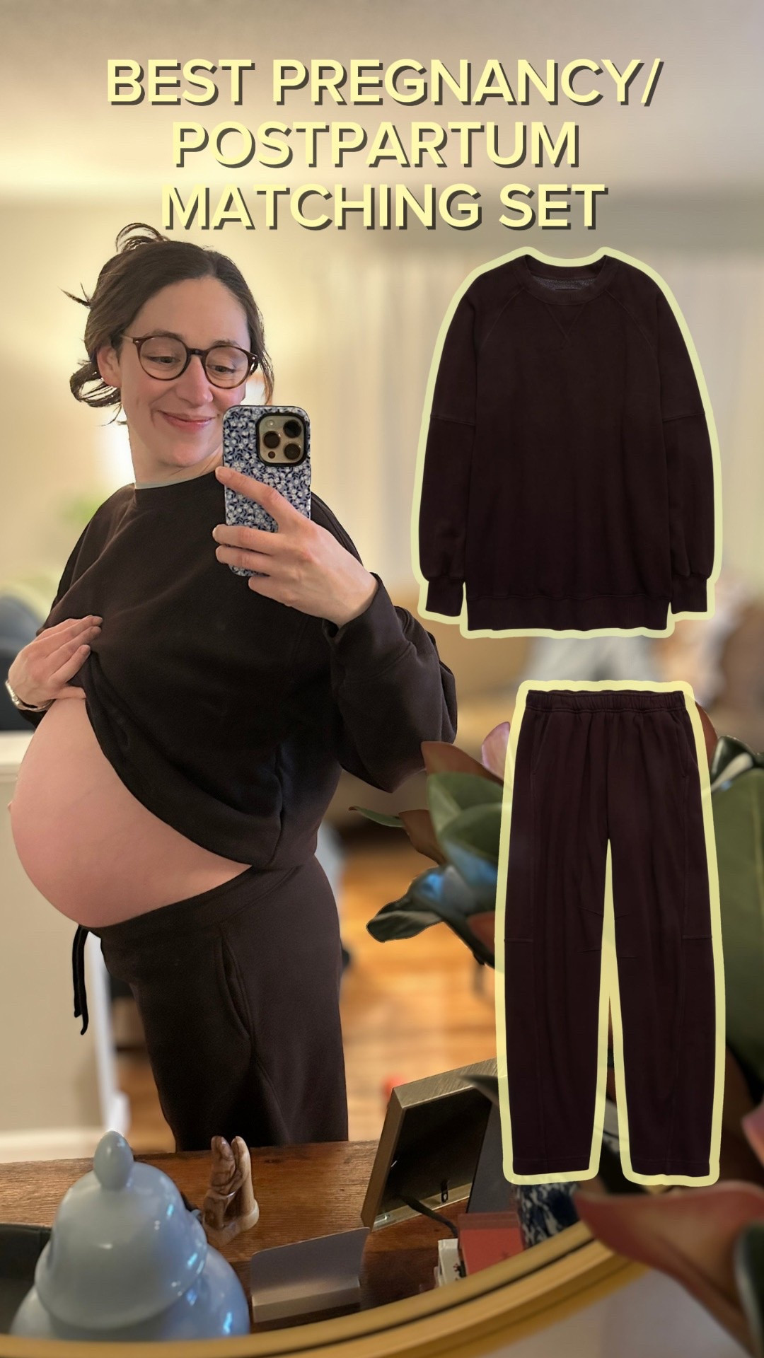 THE best pregnancy/postpartum matching set from Aerie! I LIVED in this during the fall and winter, snag it while it’s on major sale! #postpartum #pregnancy #aerie #aeriefinds #LDWsale #loungewear

#LTKmomlife #LTKSaleAlert