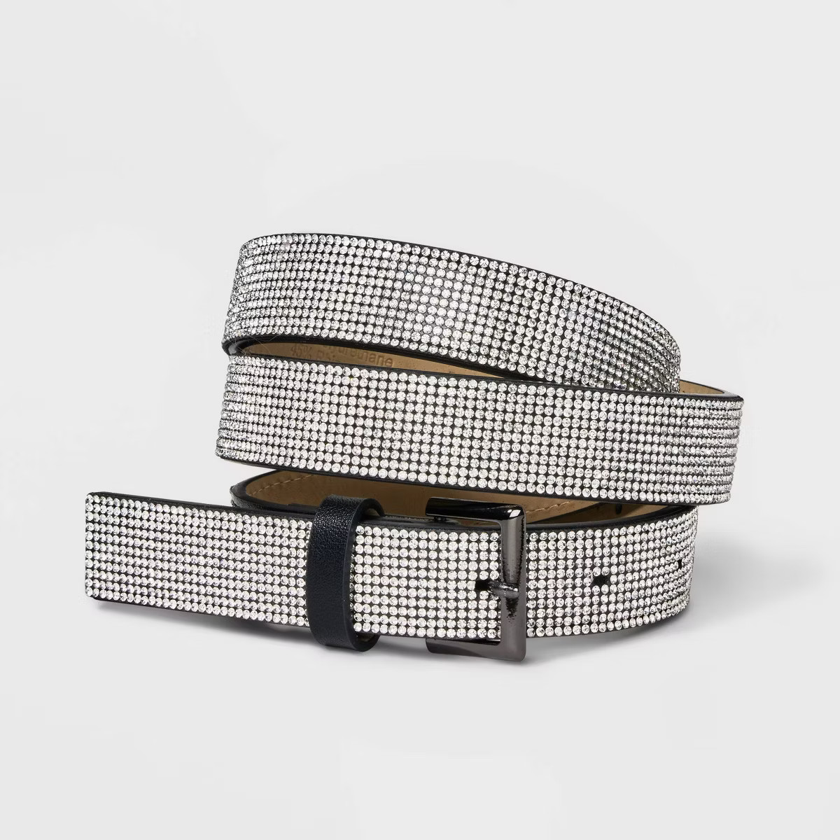 Women's Rhinestone Belt - Wild Fable™ Black | Target