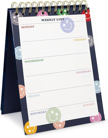 Kate Spade New York Undated Weekly Planner Notepad with Spiral Binding, Standing 8.5" x 6.25" Age... | Amazon (US)