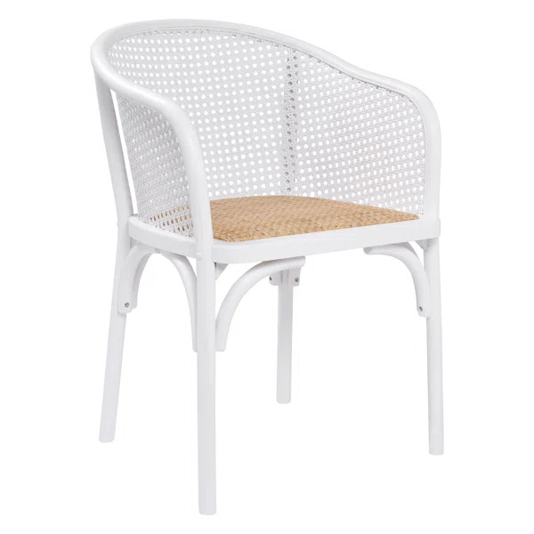 Attaway Arm Chair in White | Wayfair North America
