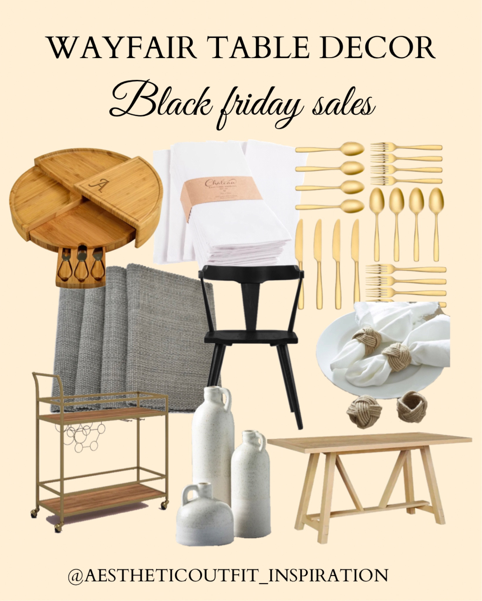 Black friday tablescapes sale🥳
I can’t get over these wonderful finds from Wayfair💕 I can use them year round and the quality is so good!

#diningroom #neutraldecor #neutraltablescape #tablescape #barcart #napkins #napkinholder #thanksgiving #thanksgivingdecor #thanksgivingtablescape

#LTKsalealert #LTKhome #LTKunder50