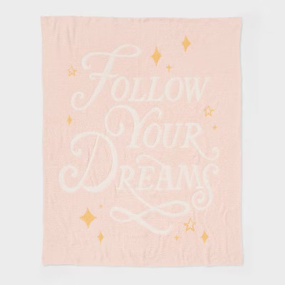 Princess 'Follow Your Dreams' Kids' Throw Blanket - The Disney Collection by Pillowfort™ | Target